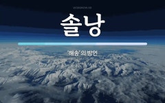솔낭 뜻: ‘해송’의 방언