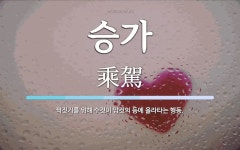 승가 뜻: 짝짓기를 위해 수컷이 암컷의 등에 올라타는 행동.