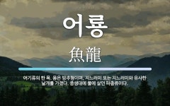 어룡 뜻: 어기류의 한 목. 몸은 방추형이며, 지느러미 또는 지느러미와 유사한 날개를 가졌다. 중생대