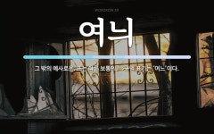 여늬 뜻: 그 밖의 예사로운. 또는 다른 보통의. ⇒규범 표기는 ‘여느’이다.