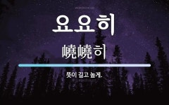 요요히 뜻: 뜻이 깊고 높게.