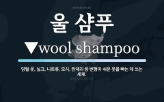 울 샴푸 뜻: 양털 옷, 실크, 니트류, 모시, 란제리 등 변형이 쉬운 옷을 빠는 데 쓰는 세제.