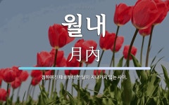 월내 뜻: 정하여진 때로부터 한 달이 지나가지 않는 사이.