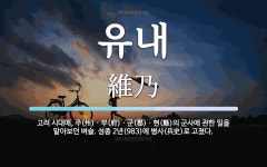 유내 뜻: 고려 시대에, 주(州)ㆍ부(府)ㆍ군(郡)ㆍ현(縣)의 군사에 관한 일을 맡아보던 벼슬. 성종