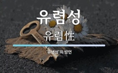 유렴성 뜻: ‘유념성’의 방언