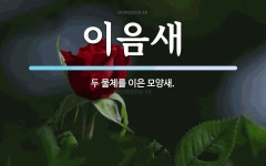이음새 뜻: 두 물체를 이은 모양새.