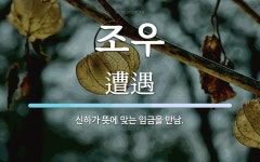 조우 뜻: 신하가 뜻에 맞는 임금을 만남.