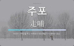 주포 뜻: 위로는 구역질을 하고 아래로는 대소변을 누지 못하는 증상.