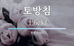 토방침 뜻: ‘토방’의 방언