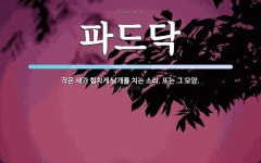파드닥 뜻: 작은 새가 힘차게 날개를 치는 소리. 또는 그 모양.