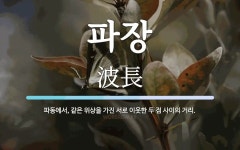 파장 뜻: 파동에서, 같은 위상을 가진 서로 이웃한 두 점 사이의 거리.