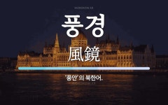 풍경 뜻: ‘풍안’의 북한어.