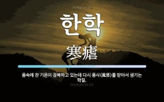 한학 뜻: 몸속에 찬 기운이 잠복하고 있는데 다시 풍사(風邪)를 받아서 생기는 학질.