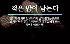 양보에 관한 한자/한자성어/사자성어 13개  양보에 관한 한자/한자성어/사자성어 13개