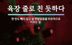 변함에 관한 한자/한자성어/사자성어 4개  변함에 관한 한자/한자성어/사자성어 4개