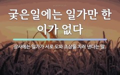 속담: 궂은일에는 일가만 한 이가 없다