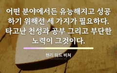 분야에 관한 명언