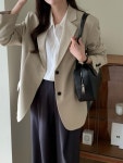 티아모도노 봄 박시 하프 자켓 2color