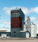The Northern Ag Service Inc. grain elevator and related equipment in the town of Holly, near the Kansas line in Prowers County... 