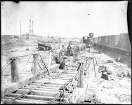 [Manassas, Va. Orange and Alexandria Railroad wrecked by retreating Confederates]