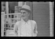Man on street corner, Marysville, Ohio | Library of Congress Man on street corner, Marysville, Ohio