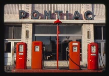 Four gas pumps, Weld County Garage, Rt. 85, Greeley, Colorado | Library of Congress Four gas pumps, Weld County Garage, Rt. 85... 