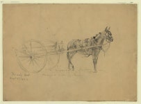 The mess cart. Aug. 6, 1863 | Library of Congress The mess cart. Aug. 6, 1863