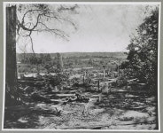 View of battlefield.  Peach Tree Creek, Ga.  | Library of Congress View of battlefield.  Peach Tree Creek, Ga.