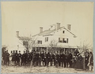 Officers of 4th N.Y. Heavy Arty. (i.e. Artillery), Fort Corcoran, near Washington, D.C., 1862 | Library of Congress Officers of... 