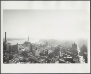 [Aerial view of New York City - river on left] | Library of Congress [Aerial view of New York City - river on left]