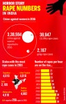 Infographic: Over 30,000 rape cases; only 1 in 4 convicted - Times of India