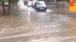 Waterlogging in Mumbai due to heavy rainfall | News - Times of India Videos