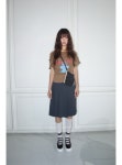 팁씨 pie midi pleats skirt (2color)