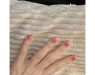 팁톡 봉숭아꽃 물든 네일팁
