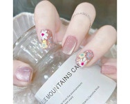 팁톡 꽃핀 정원 글로우 네일팁