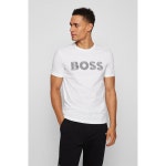 H Fashion Mall [공식][30%할인][보스]라인 로고 레귤러핏 코튼 반팔 티셔츠 50466608_100