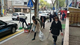 면동 > 장평동 > 열린마당 > 마을 이모저모 > 거제수협장평지점, 환경정화 실시 | 거제시청