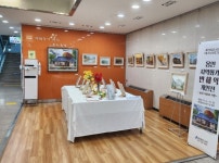 용인중앙도서관, 27일까지 도서관 로비서 지역 화가 변해익 개인전