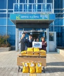 평택시 신장1동 한일교회, 신장1동 행정복지센터에 후원물품 전달