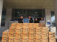열린농원, 시흥시 군자동 취약계층에 라면 100상자 기부