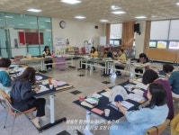 평창군 방림면 평생학습센터, 캘리그라피 미니전시회 개최