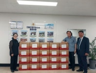 삼애교회, 의정부시 전몰군경미망인회 위문품 전달