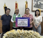 직장공장 새마을운동 양주시협의회, 회천3동 행정복지센터에 사랑의 빵 전달