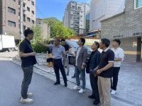 의정부시장직 인수위원회 1분과, 집중호우 대비 재해취약지역 현장 안전점검 실시