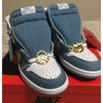 になります NIKE Nike WMNS Air Jordan 1 High OG Denimの通販 by H0350s shop｜ナイキならラクマ - になります