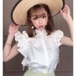 サイズ eimy eimy istoire ギャザーフリルスリーブシャツの通販 by mari shop｜エイミーイストワールならラクマ istoire - 新品未使用... 