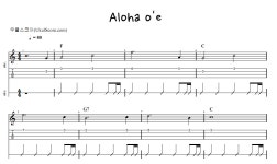 Aloha oe > 악보 | 우쿨스코어 우쿨스코어