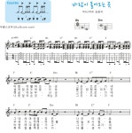 바람이 불어오는 곳 (고학년 38) > 악보 | 우쿨스코어 우쿨스코어