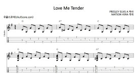 Love Me Tender > 악보 | 우쿨스코어 우쿨스코어