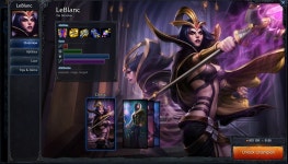리그오브레전드 인벤 : [PBE] 르블랑 기본 일러스트 번경 - 리그오브레전드 인벤 유저 정보 게시판 [PBE] 르블랑 기본 일러스트 번경